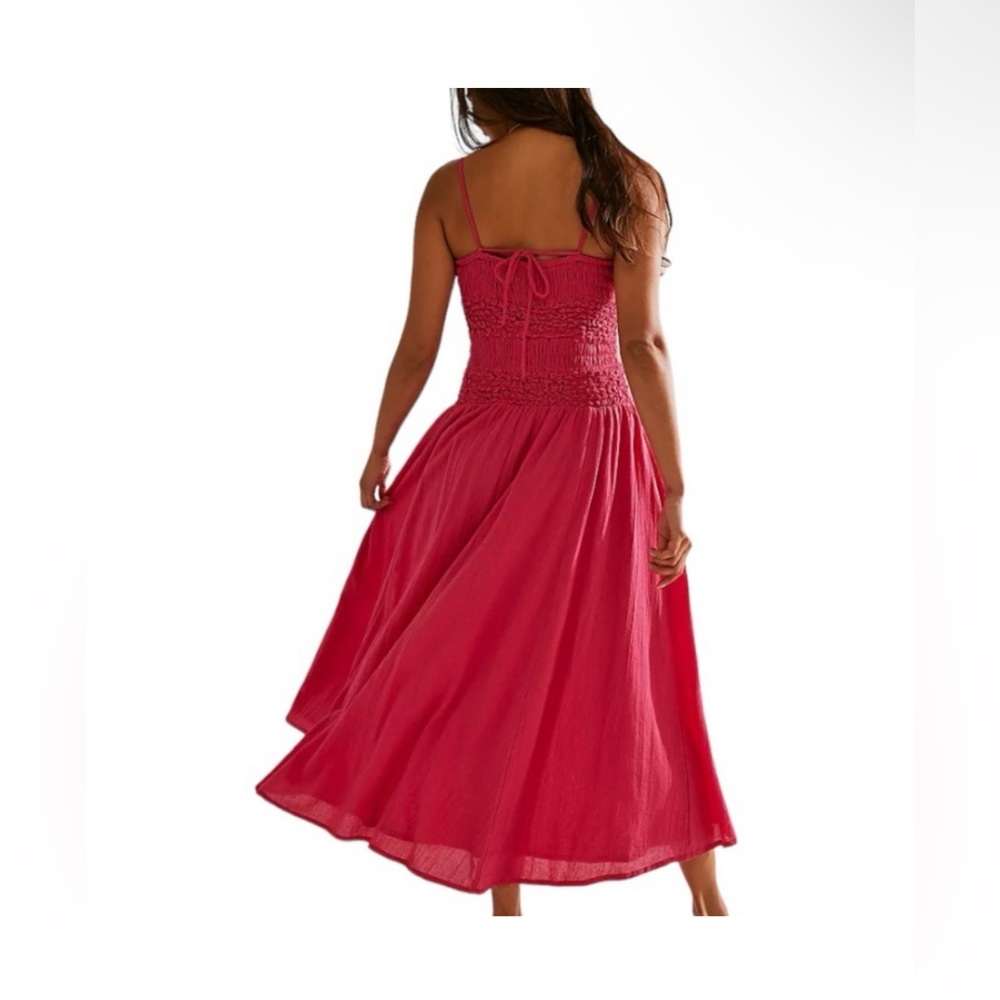 NWT Free People Sparkling Moment Drop Waist Midi Dress - Picture 2 of 3